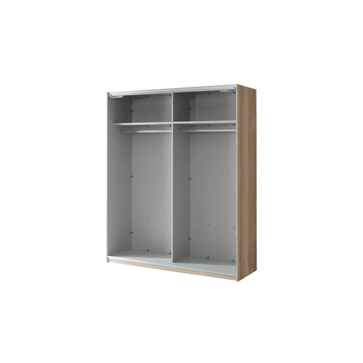 Roupeiro SKIVE portas deslizantes 170x209cm carvalho