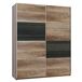 Armario SKIVE puertas correderas 170x209cm Armario SKIVE puertas correderas 170x209cm Negro