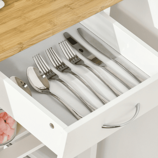 HOMCOM Conjunto de Mesa de Bar com 1 Gaveta 2 Prateleiras Cesta Removível e Suporte para Garrafas Mobiliário Alto com Mesa 119x38,5x88,5cm e 2 Bancos 29x29x55cm para Sala de Jantar Cozinha Branco