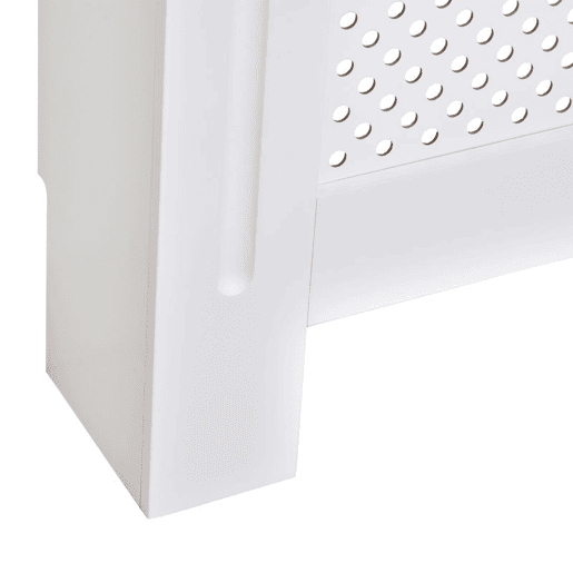 HOMCOM Cobertura de Radiador de MDF Cobertura para Radiador com Prateleira Estilo Moderno 78x19x82 cm Branco