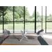 ANGEL CERDA Mesa comedor rectangular cristal templado y acero cromado 160x95 ANGEL CERDA Mesa comedor rectangular cristal templado y acero cromado 160x95 Transparente