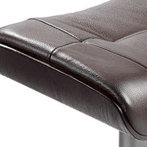 ANGEL CERDA Otomana em pele castanha chocolate ANGEL CERDA Otomana em pele castanha chocolate