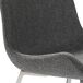 ANGEL CERDA Silla tela gris oscuro ANGEL CERDA Silla tela gris oscuro Inox