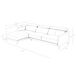ANGEL CERDA Sofá chaise longue piel vacuno ANGEL CERDA Sofá chaise longue piel vacuno Negro