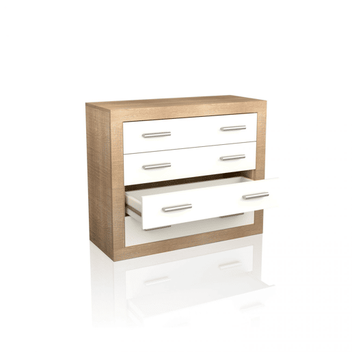 Cómoda Lara Cambria - Branco 98 x 81,5 x 39,6 cm