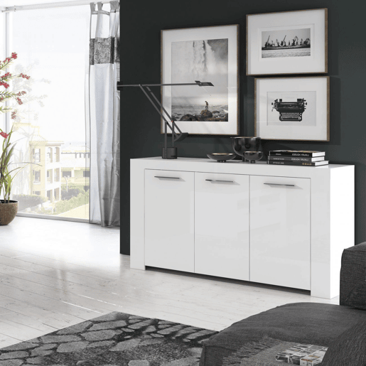 Aparador Ambit Artik White (Branco mate) 144 x 80 x 42cm cm Aparador Ambit Artik White (Branco mate) 144 x 80 x 42cm cm
