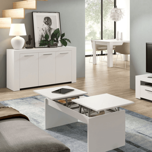 Aparador Ambit Artik White (Branco mate) 144 x 80 x 42cm cm Aparador Ambit Artik White (Branco mate) 144 x 80 x 42cm cm