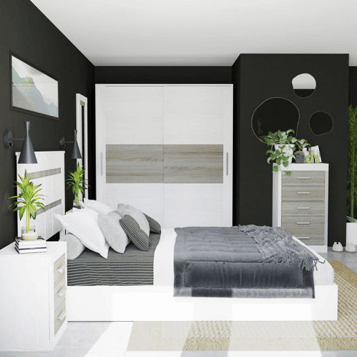 Chiffonier Lara Pinho Andersen - Cinzento 60 x 106,5 x 39,6 cm