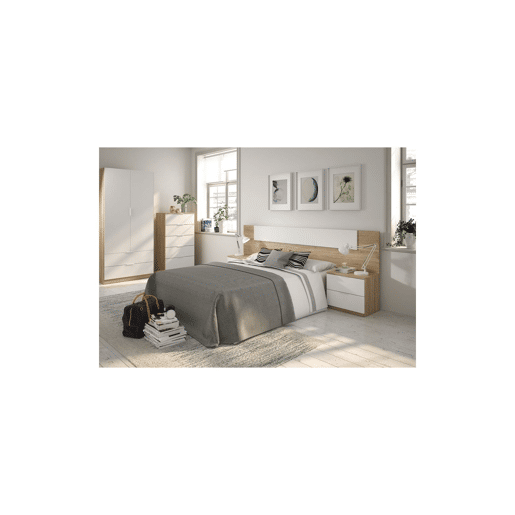 Cómoda Luca Artik White (Branco mate) - Carvalho canadiano 60 x 110 x 40 cm Cómoda Luca Artik White (Branco mate) - Carvalho canadiano 60 x 110 x 40 cm