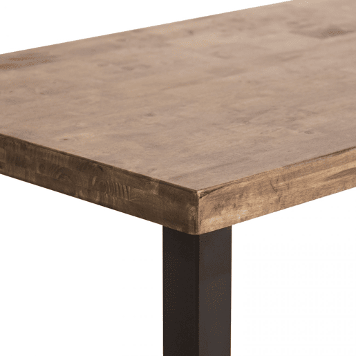 Mesa alta Loft Carvalho boreal - Preto 120 x 100 x 70cm cm