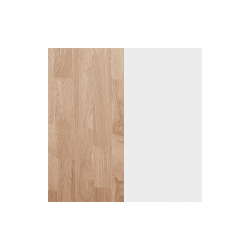 Mesa de centro elevatória Loft Carvalho selvagem - Branco 120 x 47,5 x 60 cm