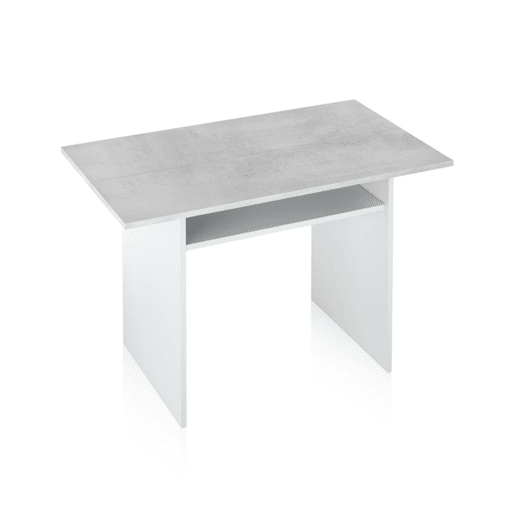 Mesa de consola extensÃvel Tavolo Blanco Artik (Blanco Mate) - Gris Cemento 120 x 77u201373,5 x 70u201335cm cm Mesa de consola extensÃvel Tavolo Blanco Artik (Blanco Mate) - Gris Cemento 120 x 77u201373,5 x 70u201335cm cm