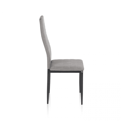 Conjunto de 6 cadeiras de jantar Yuri Cinzento escuro - Preto 39 x 97 x 38 cm