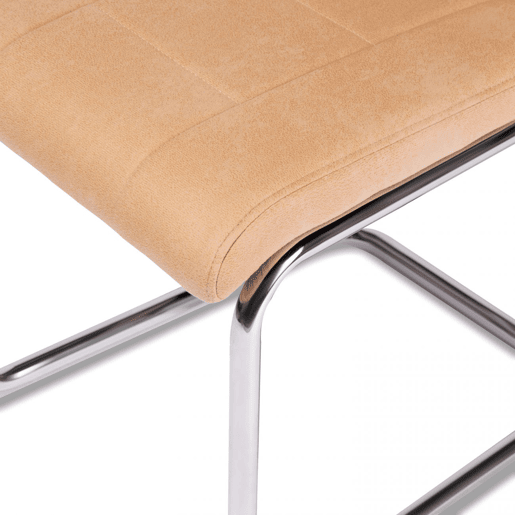 Conjunto de 4 cadeiras de jantar San San Beige 44 x 100 x 61cm cm