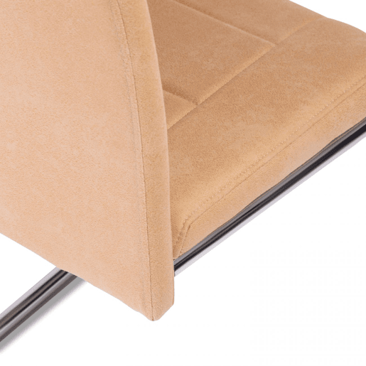 Conjunto de 4 cadeiras de jantar San San Beige 44 x 100 x 61cm cm