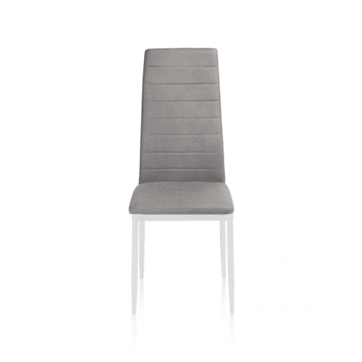 Conjunto de 6 cadeiras de jantar Yuri Cinzento-escuro-branco 39 x 97 x 38 cm