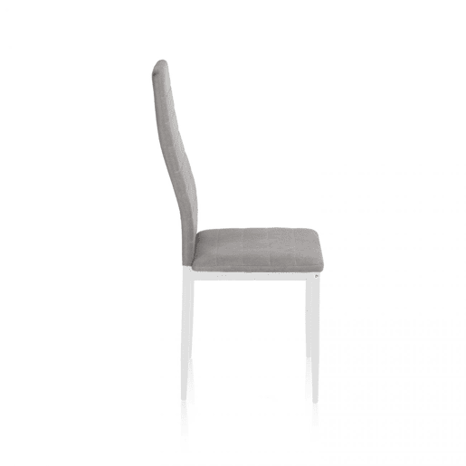 Conjunto de 6 cadeiras de jantar Yuri Cinzento-escuro-branco 39 x 97 x 38 cm
