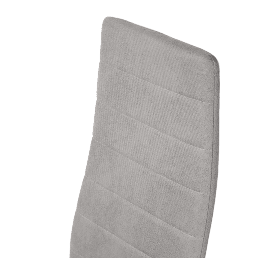 Conjunto de 6 cadeiras de jantar Yuri Cinzento-escuro-branco 39 x 97 x 38 cm