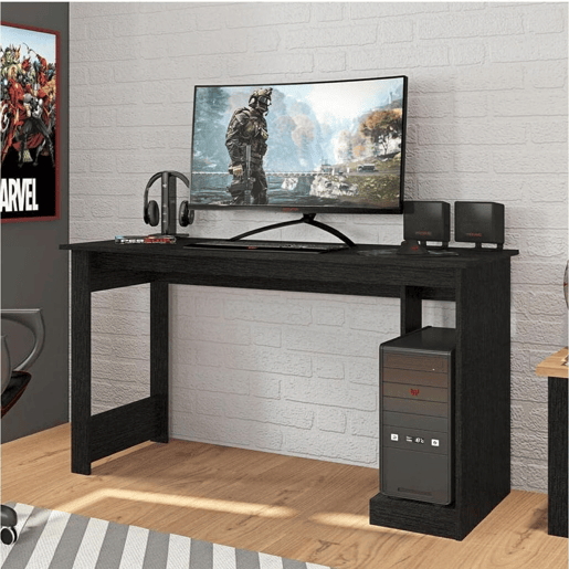 Mesa para computador Nevada - Venprodin - 75X136X54Cm - Preto