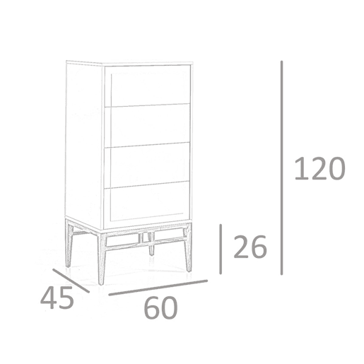 ANGEL CERDA Chiffonier moderno