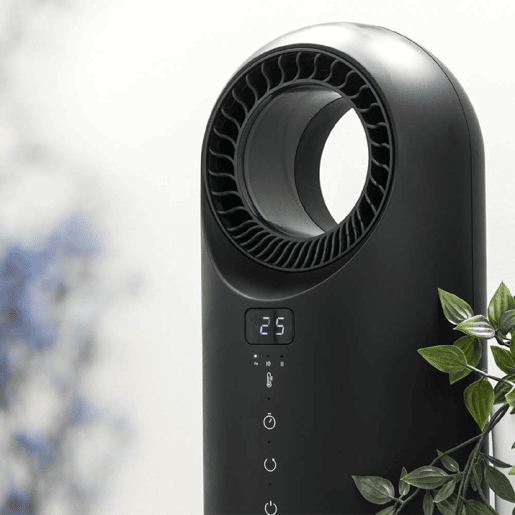 Cecotec Aquecedor Bladeless com 1500 W, controlo por Wi-Fi comando à distância, tátil, ecrã LED, 3 modos, oscilação, temporizador e triplo sistema de segurança. Cecotec Aquecedor Bladeless com 1500 W, controlo por Wi-Fi comando à distância, tátil, ecrã LED, 3 modos, oscilação, temporizador e triplo sistema de segurança.