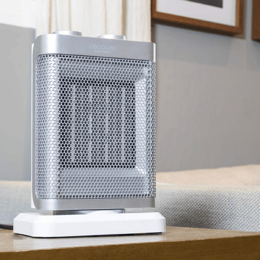 Cecotec Aquecedor cerâmico de 1500 W, oscilação e 3 modos com termostato regulável. Cecotec Aquecedor cerâmico de 1500 W, oscilação e 3 modos com termostato regulável.