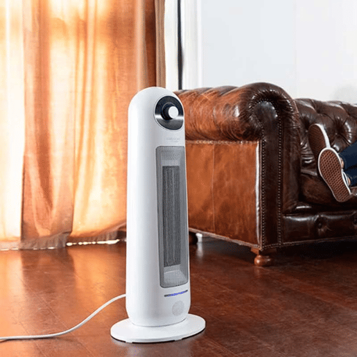Cecotec Aquecedor cerâmico de 2200 W, oscilação e 3 modos com termostato regulável.