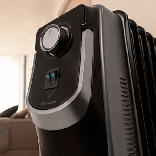 Cecotec Radiador a óleo de 9 módulos de 2000 W e tecnologia 360º com 3 níveis de potência, 22 m² de cobertura, recolhe-cabos, controlo simples, alça, rodas e duplo sistema de segurança.