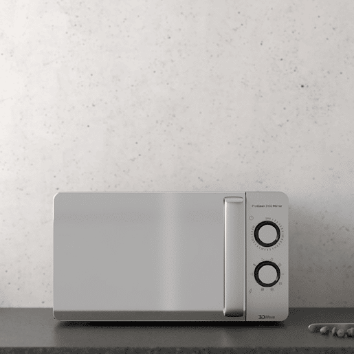Cecotec Micro-ondas de 20 litros de capacidade com grill, revestimento Ready2Clean e tecnologia 3DWave.