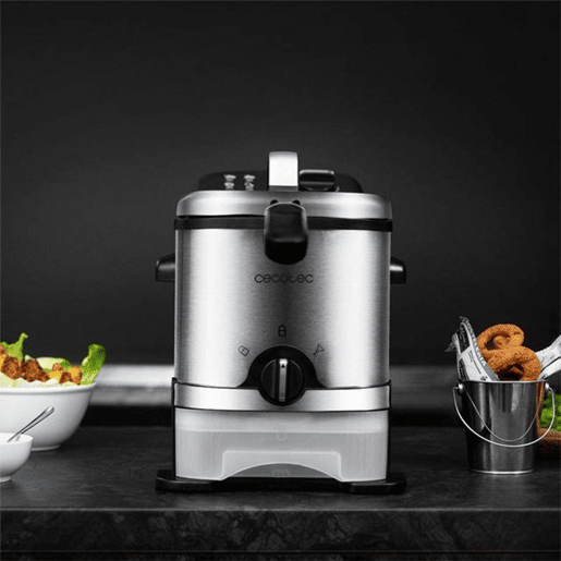 Fritadeira Cecotec CleanFry 3000 ProFilter 3 L 2000W Preto Inox 200W