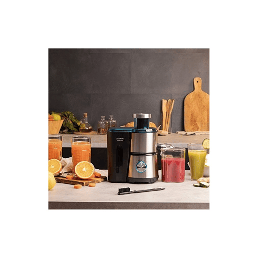 Cecotec Liquidificador orbital compacto de 400 W com disco revestido de titânio preto.
