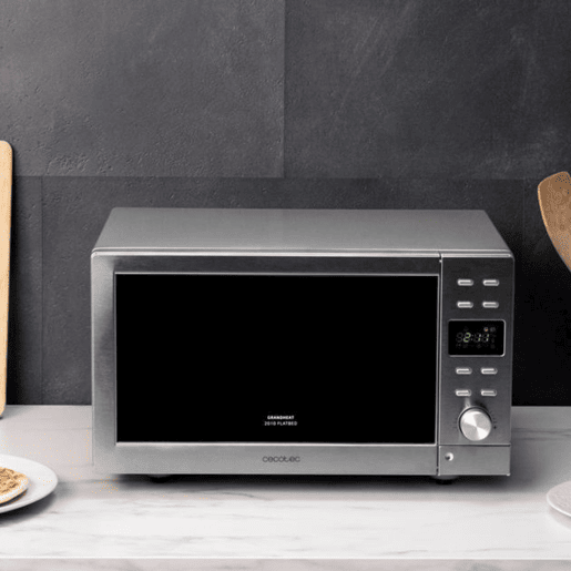 Cecotec Micro-ondas digital sem prato de 20 litros de capacidade com grill e 700 W de potência.