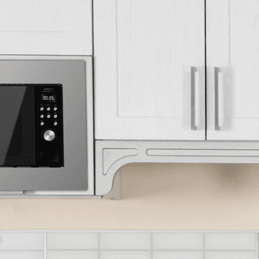 Cecotec Micro-ondas encastre digital de 20 litros de capacidade com grill, 700 W de potência e 9 funções pré-configuradas.