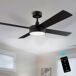 Ventilador de techo Cecotec EnergySilence Aero Black Line W a Ventilador de techo Cecotec EnergySilence Aero Black Line W a Negro