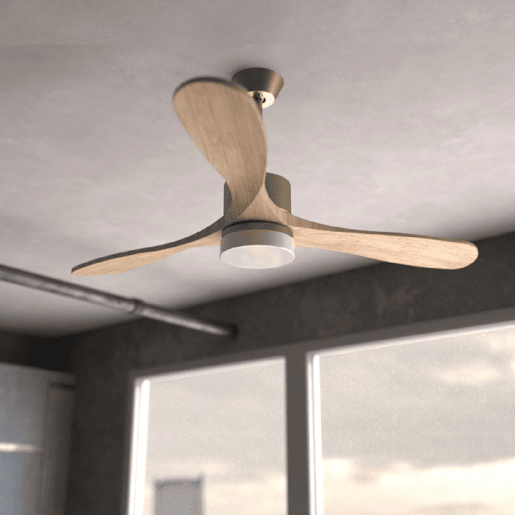 Cecotec Ventoinha de teto de 35 W com motor DC, 52u2019u2019 e candeeiro LED. Cecotec Ventoinha de teto de 35 W com motor DC, 52u2019u2019 e candeeiro LED.