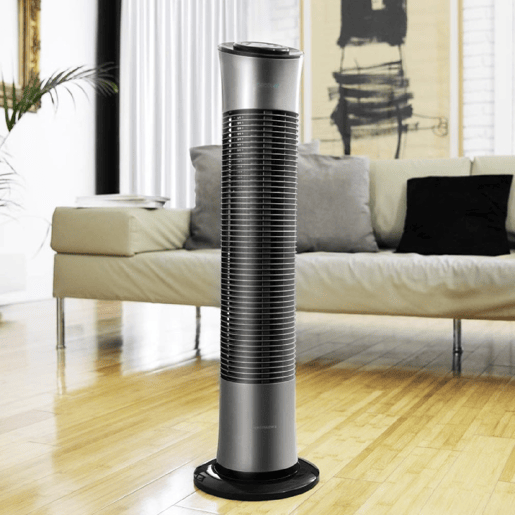 Cecotec EnergySilence 7090 Skyline Coluna de ar digital de 30u2019u2019, 3 velocidades, motor de cobre. Cecotec EnergySilence 7090 Skyline Coluna de ar digital de 30u2019u2019, 3 velocidades, motor de cobre.