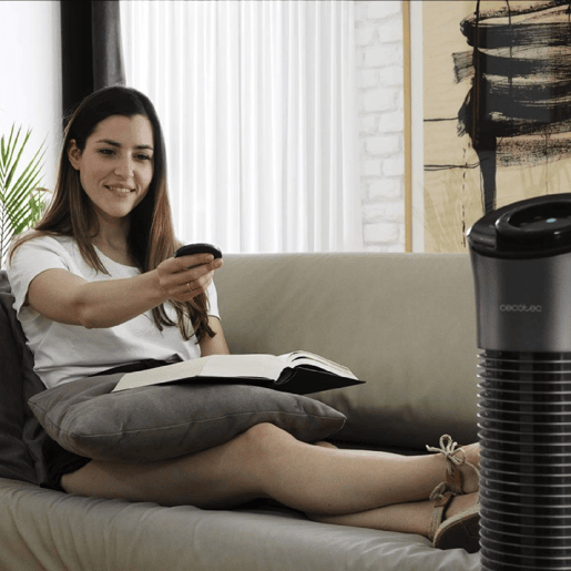 Cecotec EnergySilence 7090 Skyline Coluna de ar digital de 30u2019u2019, 3 velocidades, motor de cobre. Cecotec EnergySilence 7090 Skyline Coluna de ar digital de 30u2019u2019, 3 velocidades, motor de cobre.