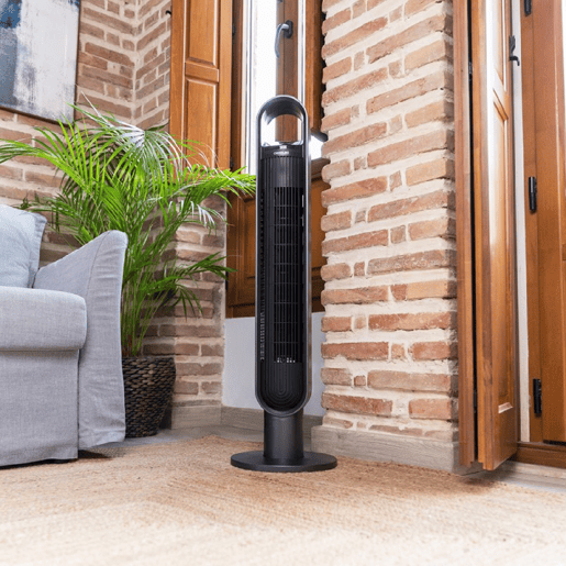 Cecotec Coluna de ar de 60 W e 40u2019u2019 com controlo por Wi-Fi e ionizador.