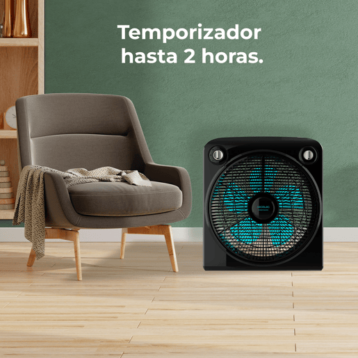 Cecotec Ventoinha de chão de 50 W de potência, com 5 pás, 12u201D.