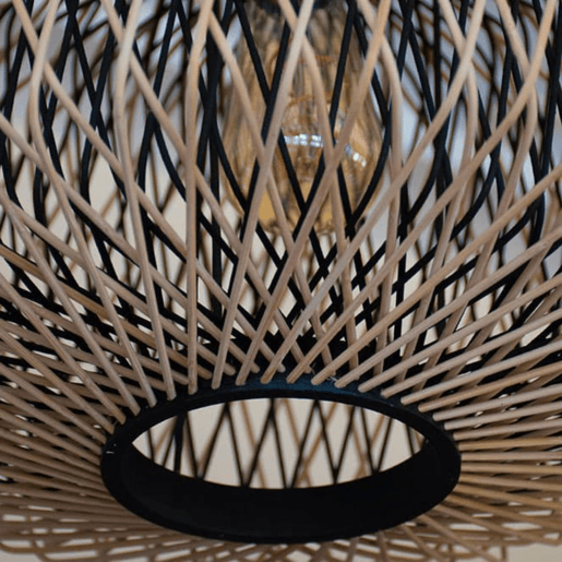 pendente bamboo cor bege série bamboo 59cm