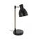 candeeiro flexográfico de metal preto série delza 16cm