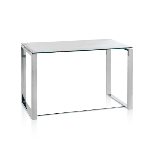 Secretária Benetto Metal cromado 100 x 72 x 50cm cm Secretária Benetto Metal cromado 100 x 72 x 50cm cm