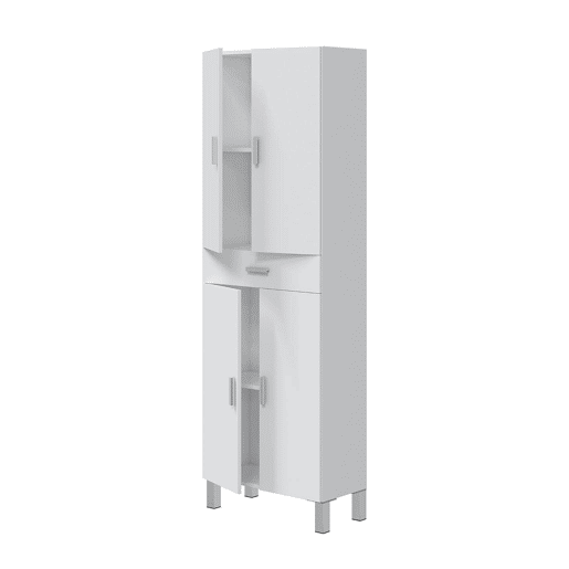 Coluna de banho Aruba Branco brilhante 60 x 182 x 29cm cm Coluna de banho Aruba Branco brilhante 60 x 182 x 29cm cm