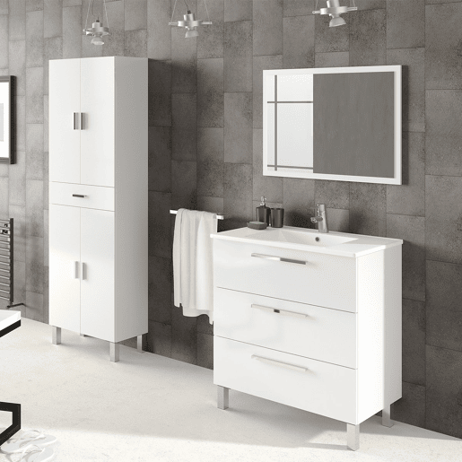 Coluna de banho Aruba Branco brilhante 60 x 182 x 29cm cm Coluna de banho Aruba Branco brilhante 60 x 182 x 29cm cm