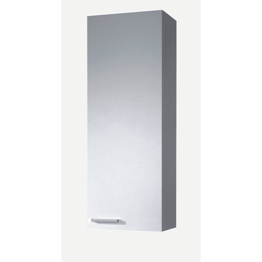 Coluna de casa de banho Koncept 1 porta Branco brilhante 30 x 85 x 25cm cm