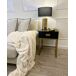 Beliani Mesa auxiliar LARGO 40x40 Beliani Mesa auxiliar LARGO 40x40 Blanco