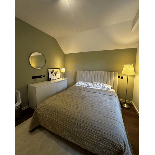 Cama Veludo MARVILLE 140 x 200 cm Cor de areia