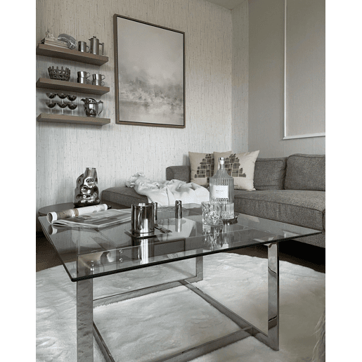 Beliani Mesa de centro CRYSTAL