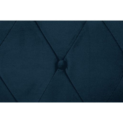 Cama Veludo AVALLON 160 x 200 cm Azul marinho