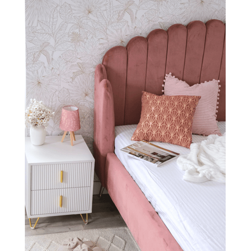 Beliani Cama Veludo AMBILLOU Beliani Cama Veludo AMBILLOU